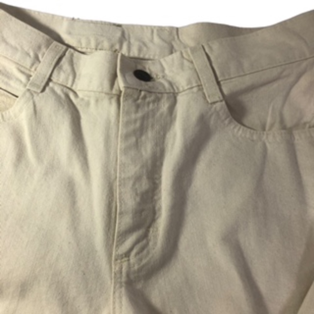 Lee Vanilla Colored Straight Leg Jeans Size Juniors 11 M - Picture 6 of 12